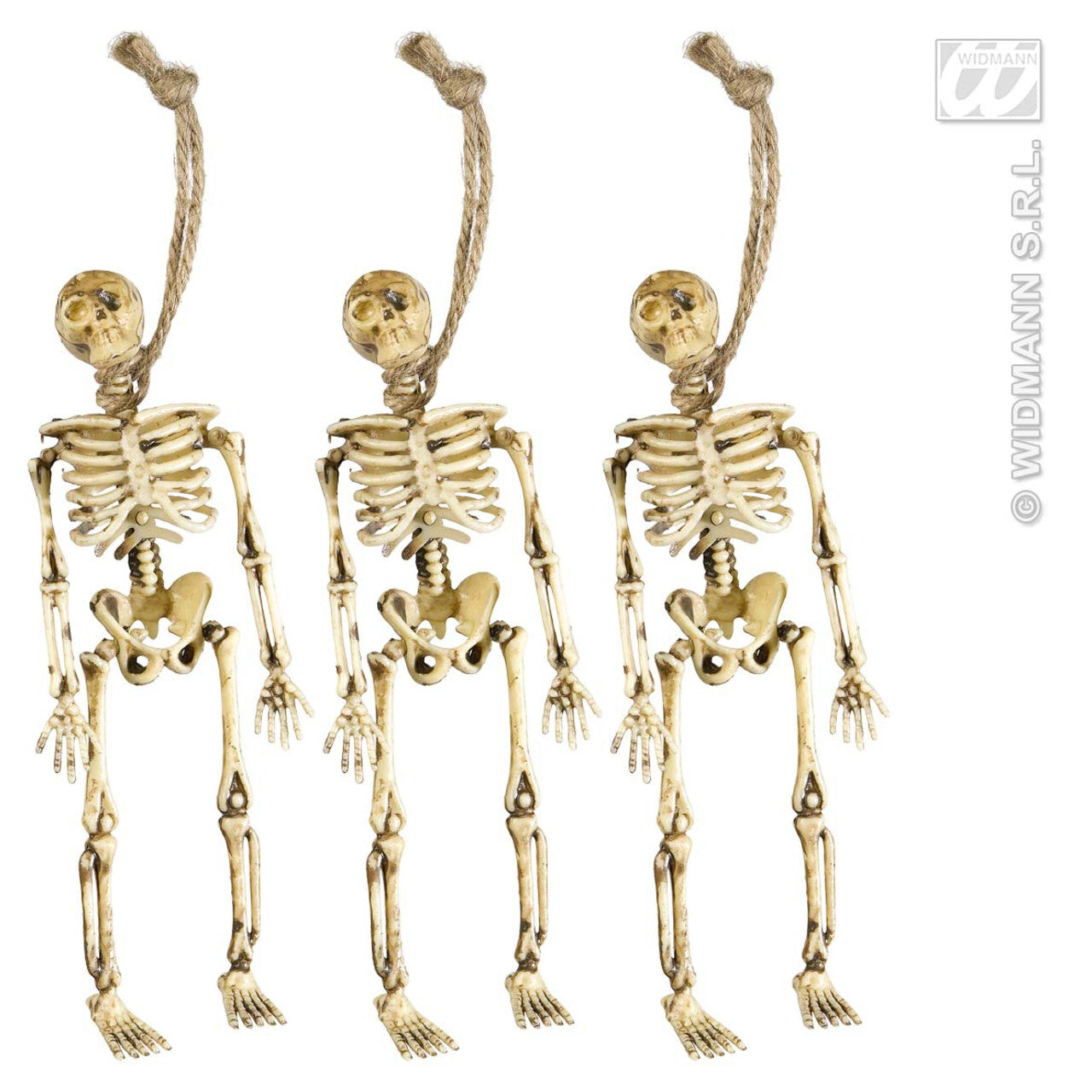 Op deze afbeelding zie je een Decoratie, van het merk Widmann. Skeletjes 15 Centimeter
