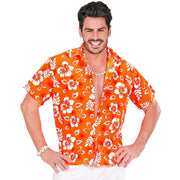 Op deze afbeelding zie je een Kostuums, van het merk Widmann. Hawaii Shirt Oranje Man