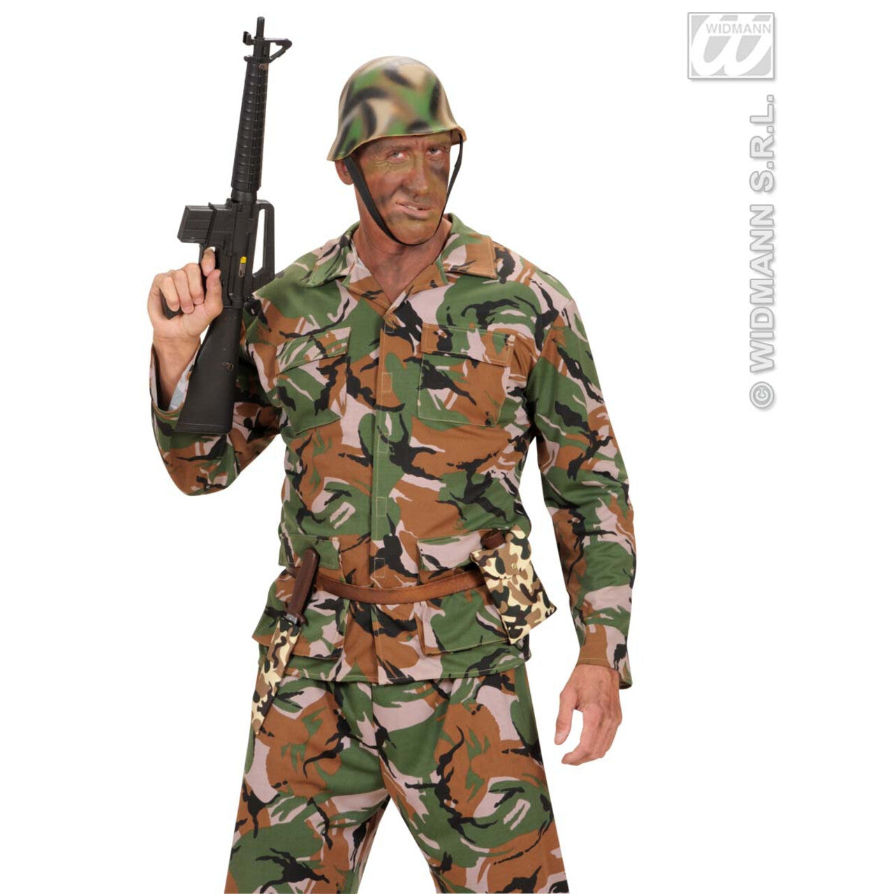 Op deze afbeelding zie je een Accessoires, van het merk Widmann. M16 Aanvalsgeweer