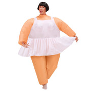 Op deze afbeelding zie je een Kostuums, van het merk Widmann. Opblaasbaar Ballet Chubby Dancer Kostuum Man