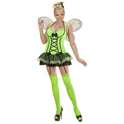 Op deze afbeelding zie je een Kostuums, van het merk Widmann. Sexy Vlinder Groen Kostuum Vrouw