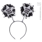 Op deze afbeelding zie je een Accessoires, van het merk Widmann. Bopper En Broche Happy New Year Zilver