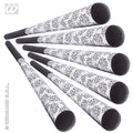 6 Happy New Year Toeters 25 Centimeter Zilver