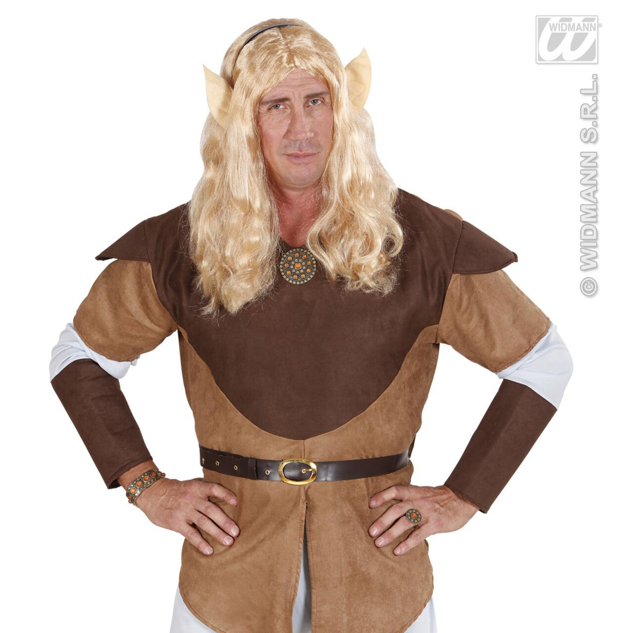 Op deze afbeelding zie je een Accessoires, van het merk Widmann. Hoofdband Met Puntoren, Huidskleur