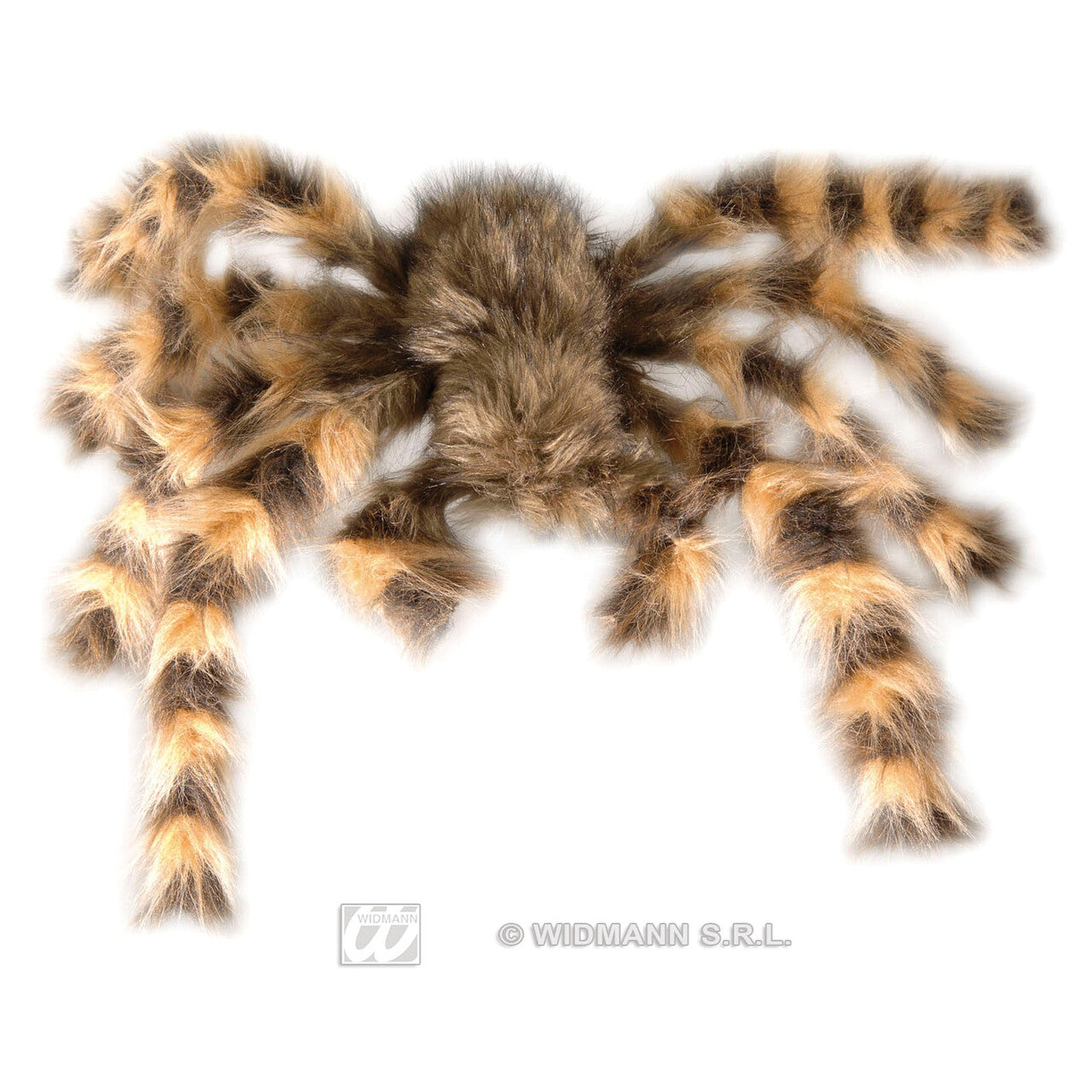 Op deze afbeelding zie je een Decoratie, van het merk Widmann. Gigantische Harige Spin Buigbaar, 65 Centimeter