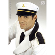 Op deze afbeelding zie je een Accessoires, van het merk Widmann. Stoffen Kapiteinsmuts