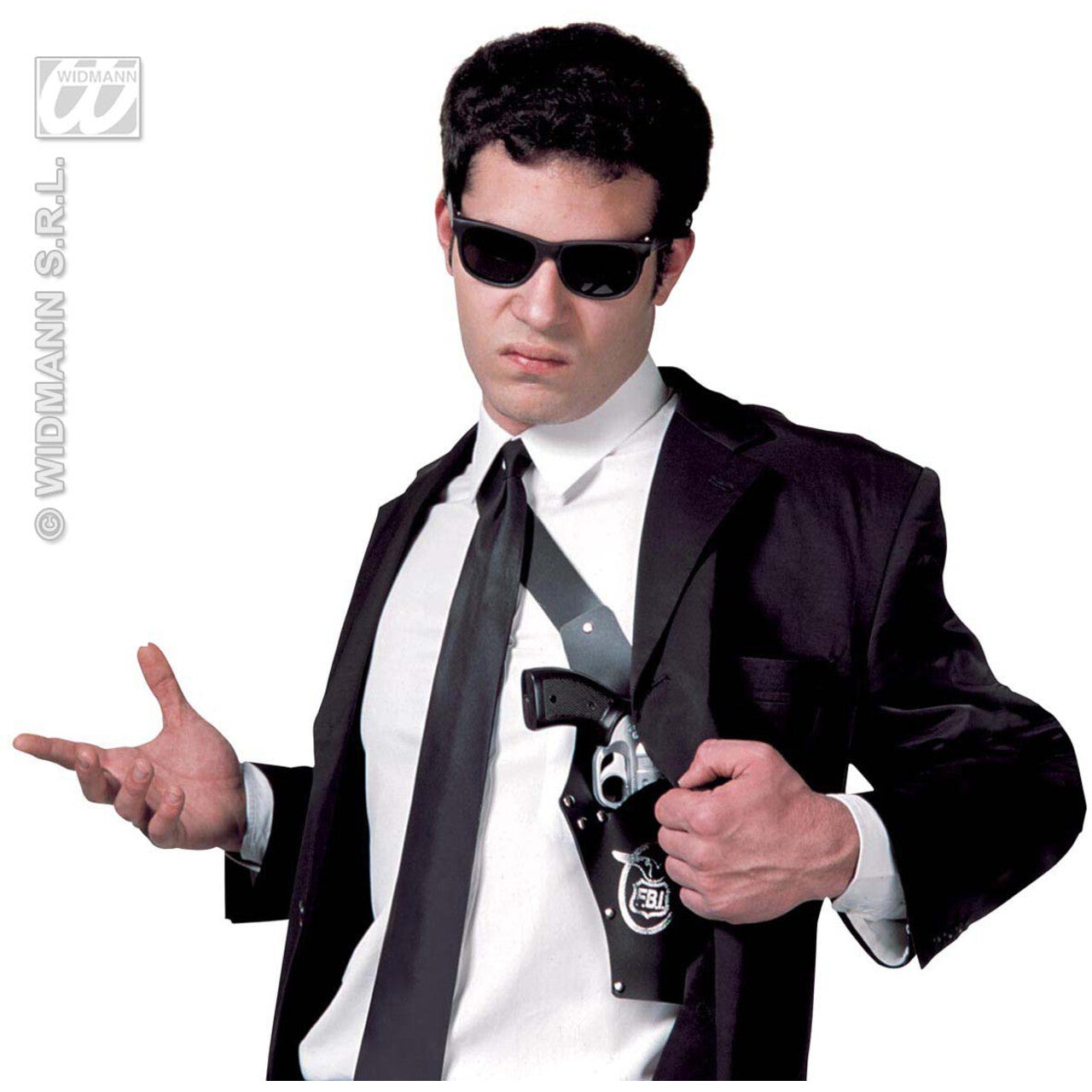 Op deze afbeelding zie je een Accessoires, van het merk Widmann. Holster Fbi