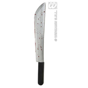 Op deze afbeelding zie je een Accessoires, van het merk Widmann. Machete Mes Met Bloed 54 Centimeter
