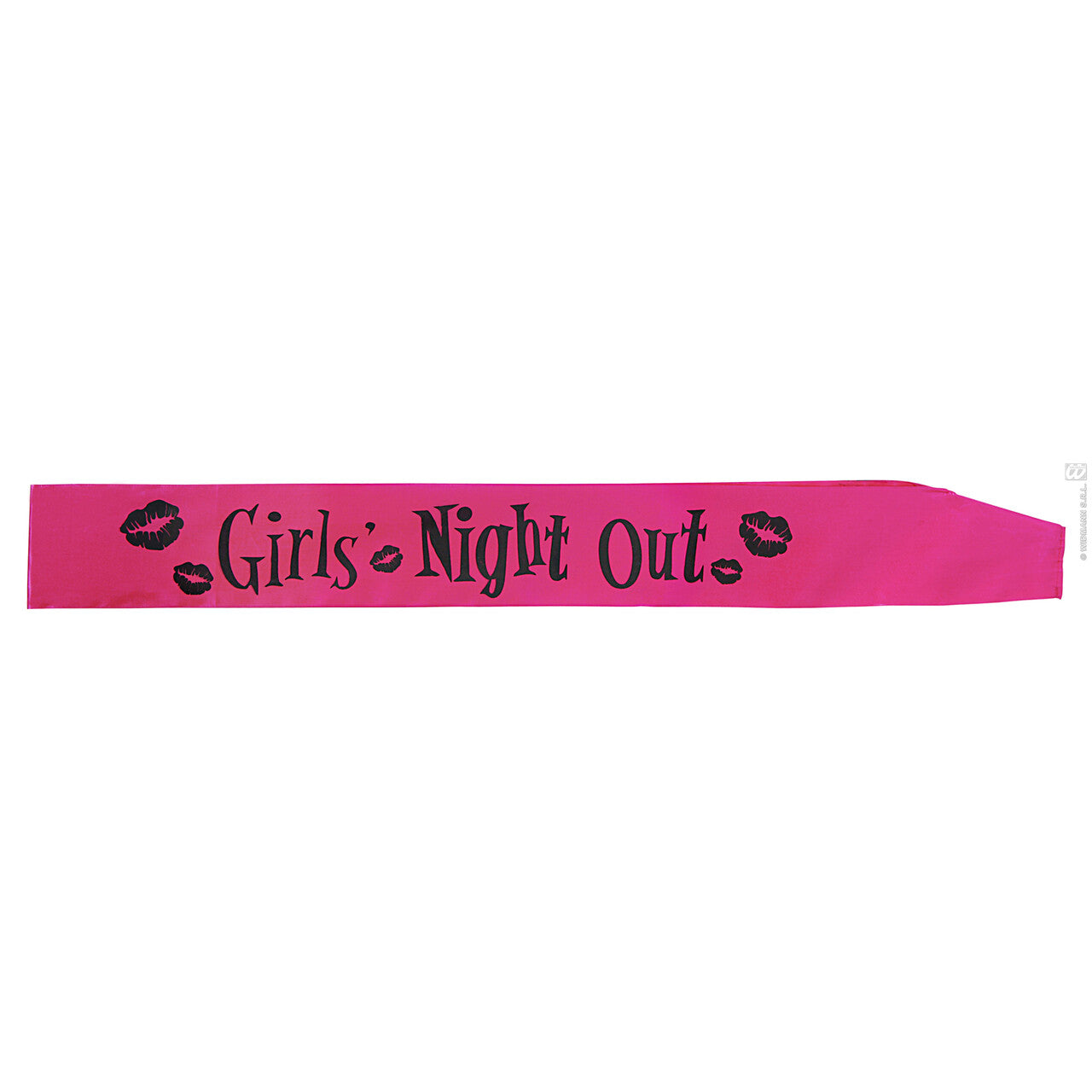 Op deze afbeelding zie je een Accessoires, van het merk Widmann. Sjerp Satijn Girls Night Out