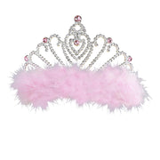 Op deze afbeelding zie je een Accessoires, van het merk Widmann. Prinsessen Tiara Met Rose Marabou