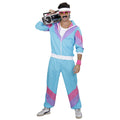 Fout Blauw New Kids 80s Trainingspak Volwassen Kostuum