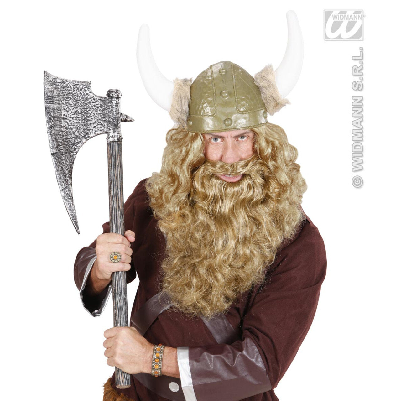 Op deze afbeelding zie je een Accessoires, van het merk Widmann. Maxi Baard Blond