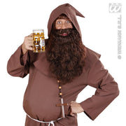 Op deze afbeelding zie je een Accessoires, van het merk Widmann. Maxi Baard Bruin