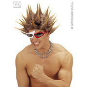 Op deze afbeelding zie je een Accessoires, van het merk Widmann. Pruik, Punk / Techno