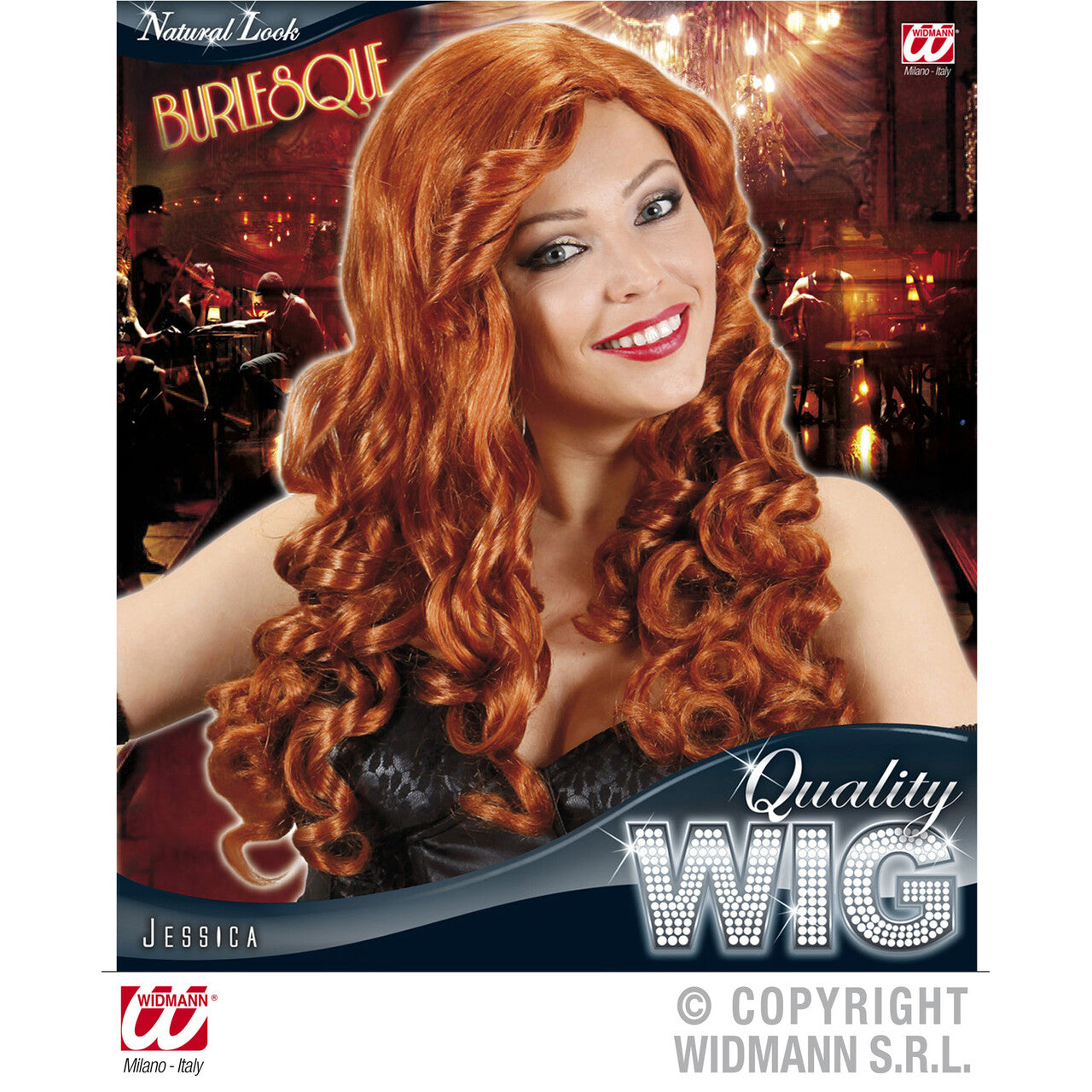 Op deze afbeelding zie je een Accessoires, van het merk Widmann. Pruik, Jessica Rood