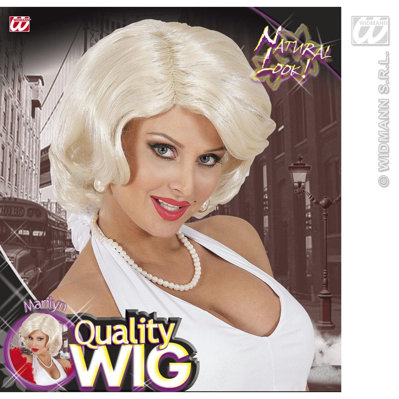 Op deze afbeelding zie je een Accessoires, van het merk Widmann. Pruik, Marilyn