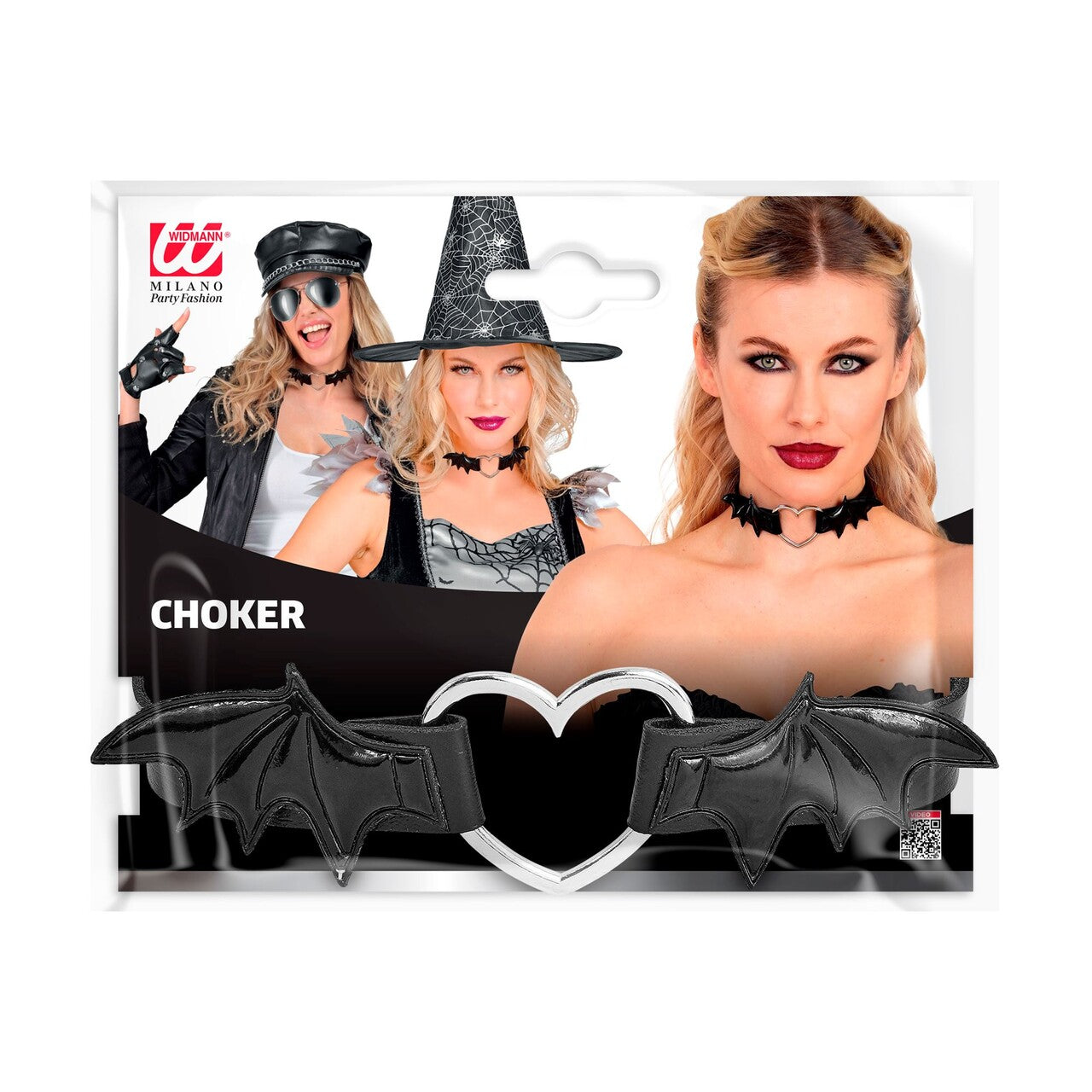 Op deze afbeelding zie je een Accessoires, van het merk Widmann. Bat Love Choker