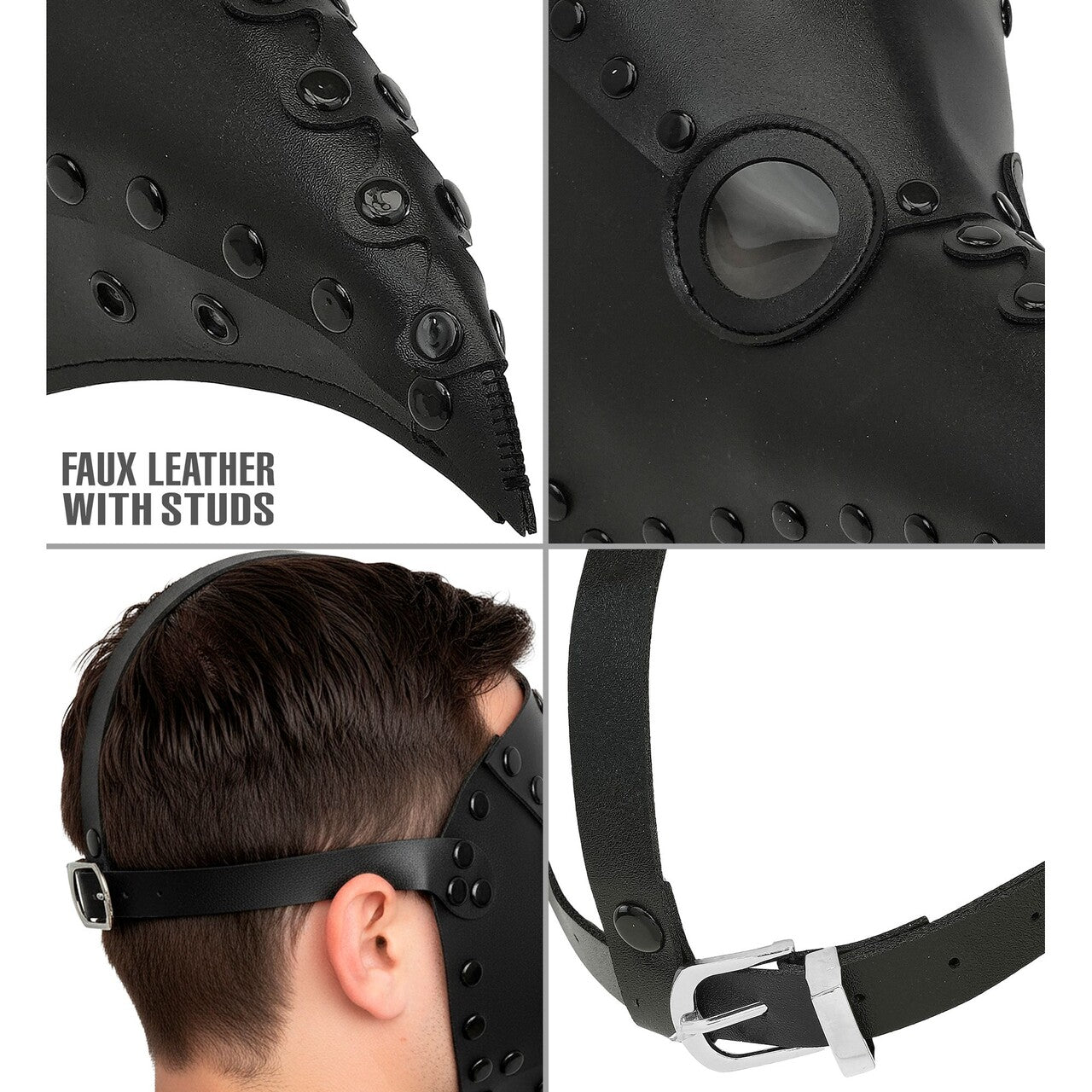 Op deze afbeelding zie je een Accessoires, van het merk Widmann. Grimmig Pestdokter Masker