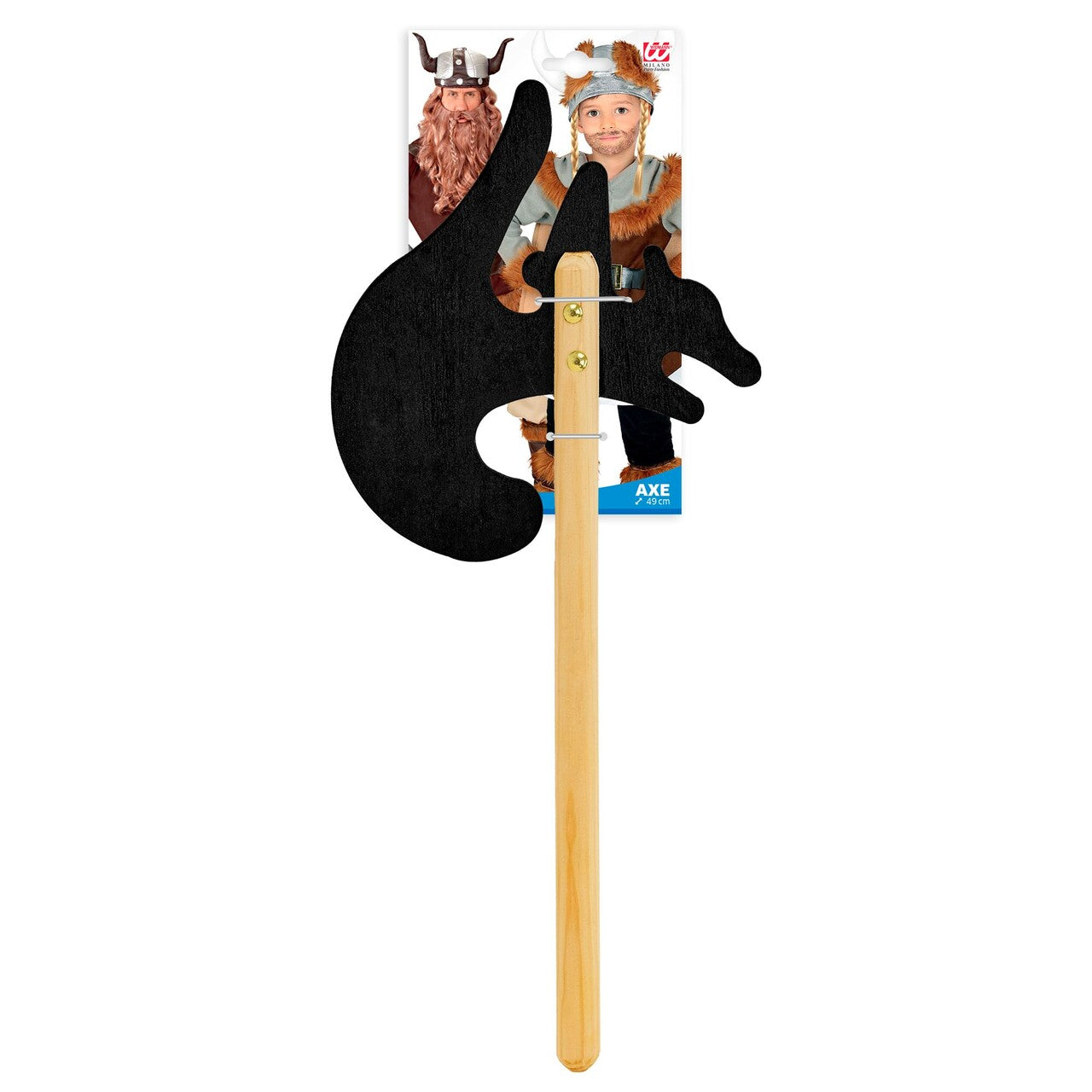Op deze afbeelding zie je een Accessoires, van het merk Widmann. Strijdbijl Hout 49 Centimeter