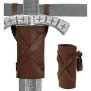Op deze afbeelding zie je een Accessoires, van het merk Widmann. Zwaard Holster Bruin
