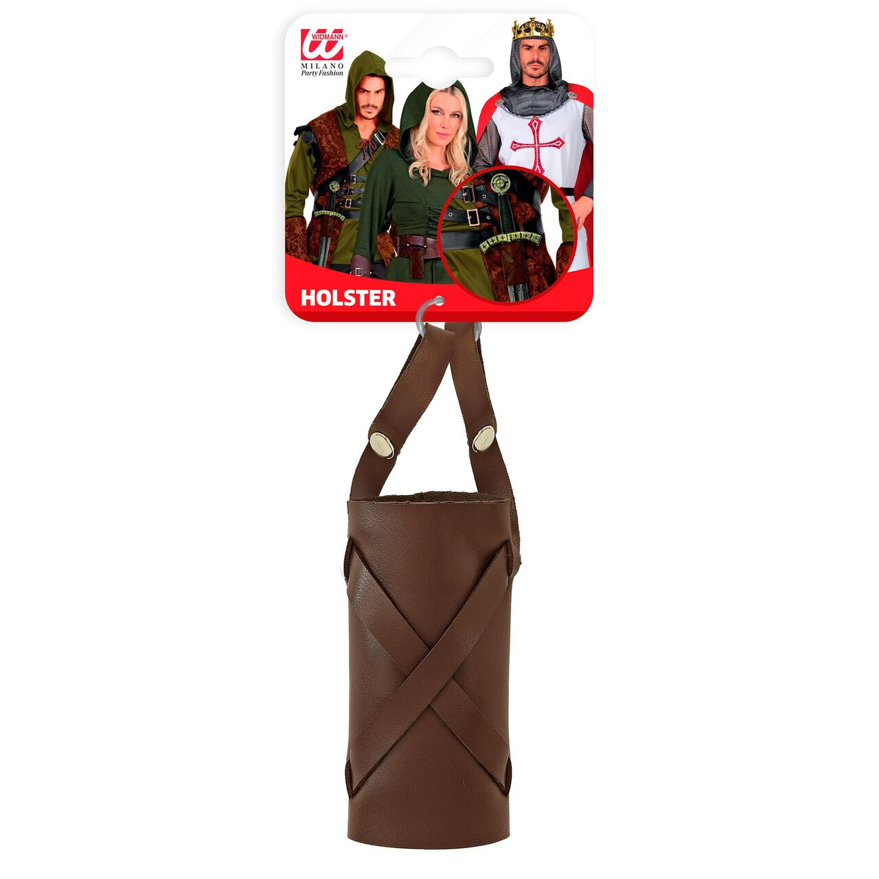 Op deze afbeelding zie je een Accessoires, van het merk Widmann. Zwaard Holster Bruin