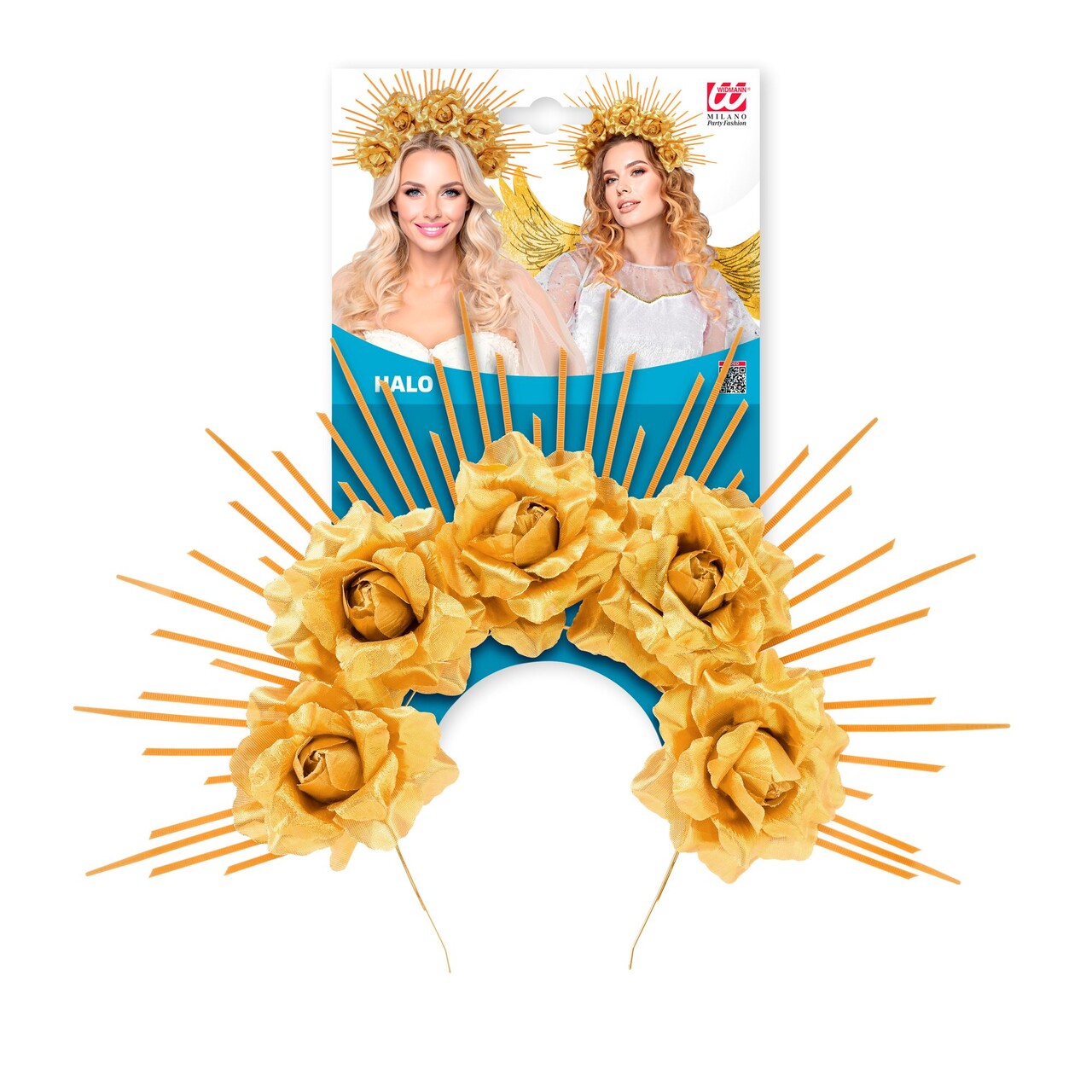 Op deze afbeelding zie je een Accessoires, van het merk Widmann. Holy Halo Sun Queen