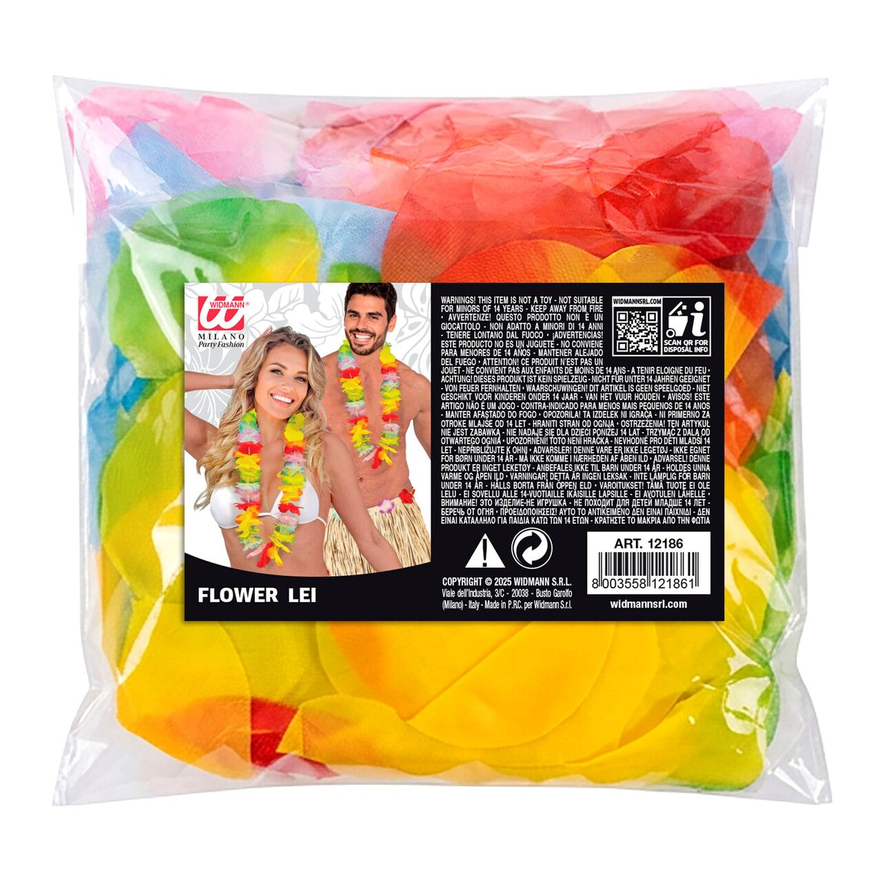 Op deze afbeelding zie je een Accessoires, van het merk Widmann. Hawaii Strand Krans Multicolor