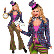 Op deze afbeelding zie je een Kostuums, van het merk Widmann. Hatter Maddy Madness Vrouw Kostuum
