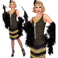 20s Miss Goldy Vrouw Kostuum