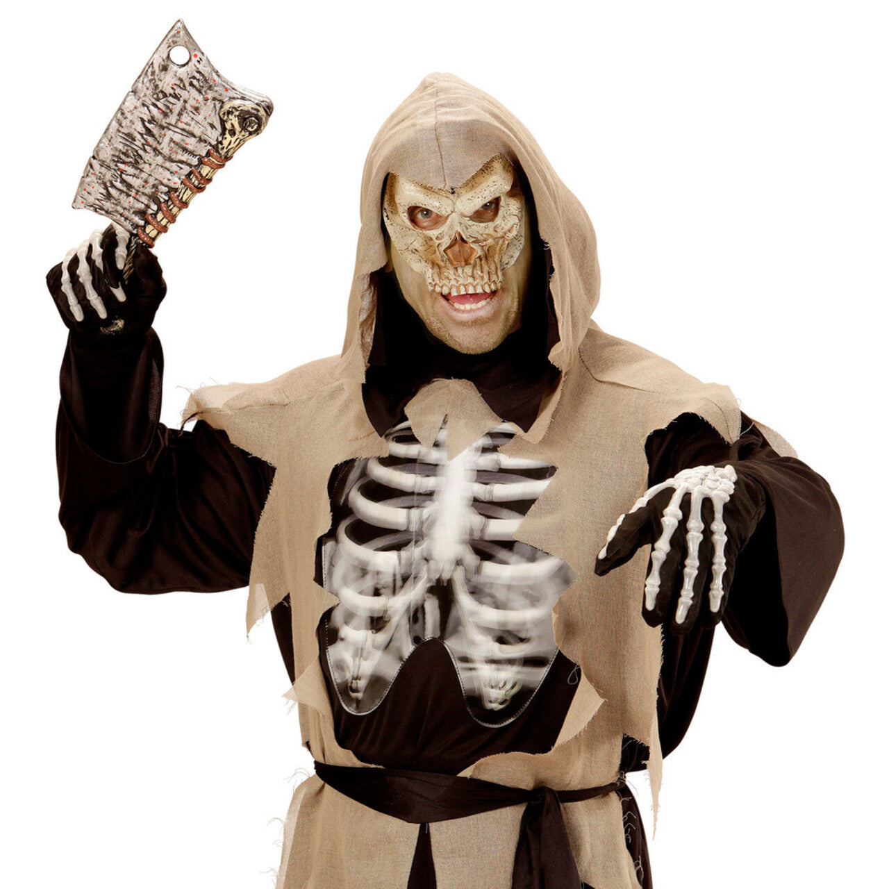 Op deze afbeelding zie je een Accessoires, van het merk Widmann. Masker Deathlord Mad Max