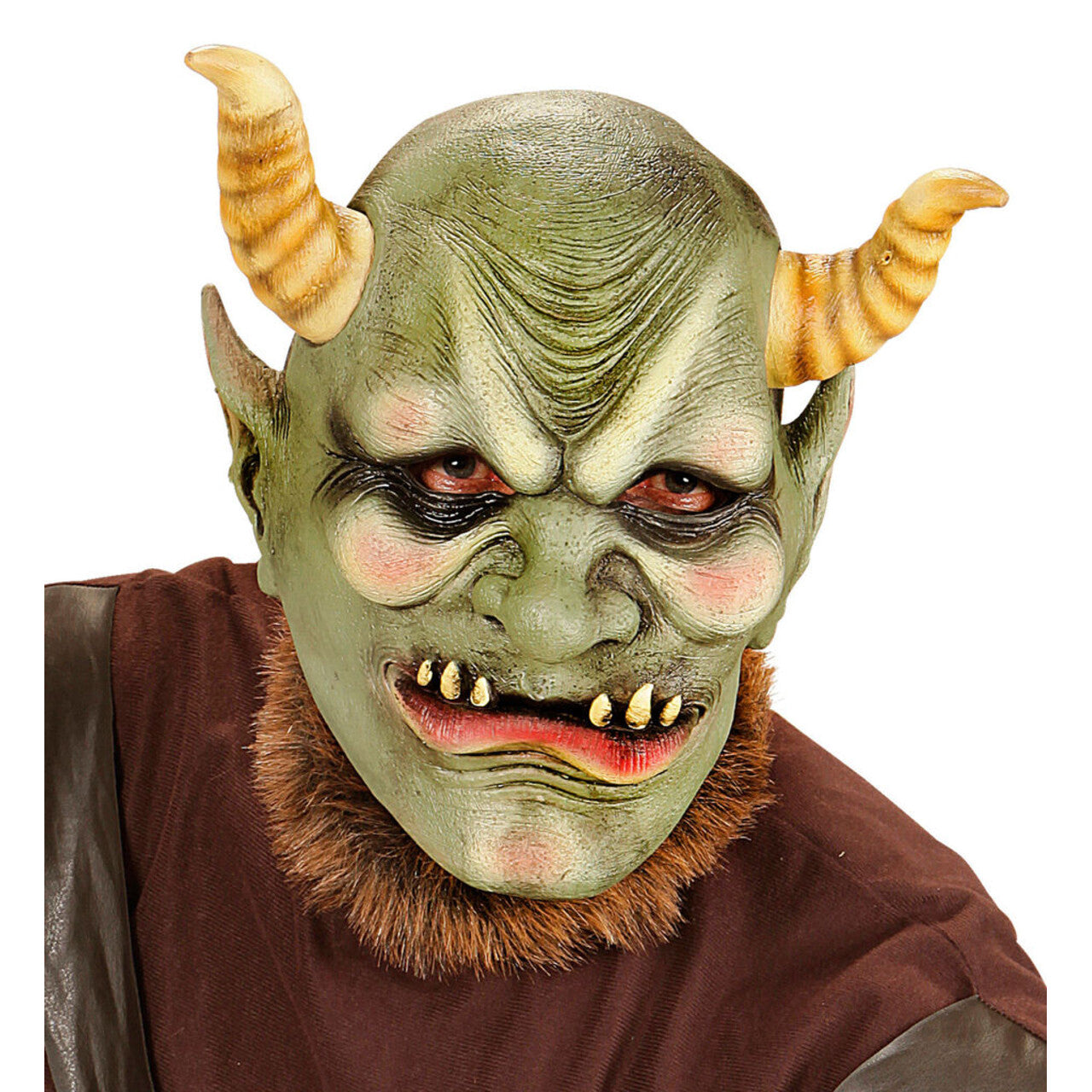 Op deze afbeelding zie je een Accessoires, van het merk Widmann. Masker Slechte Orc De Aardman
