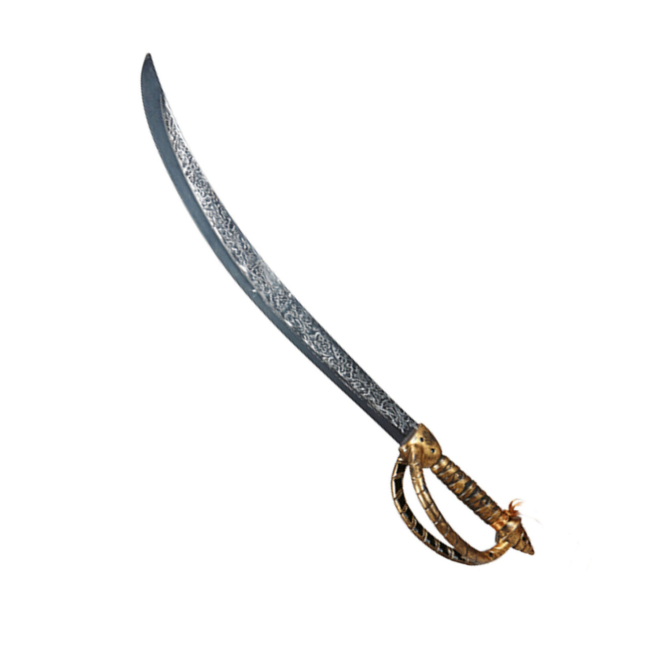 Op deze afbeelding zie je een Accessoires, van het merk Widmann. Krom Piratenzwaard 70 Centimeter
