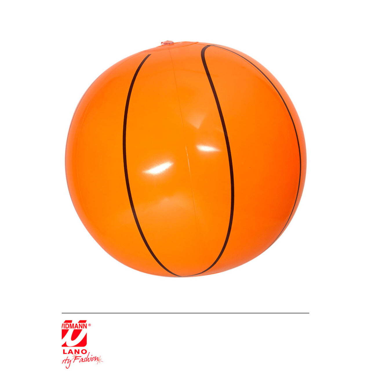 Op deze afbeelding zie je een Accessoires, van het merk Widmann. Sportattribuut Opblaasbare Basketbal