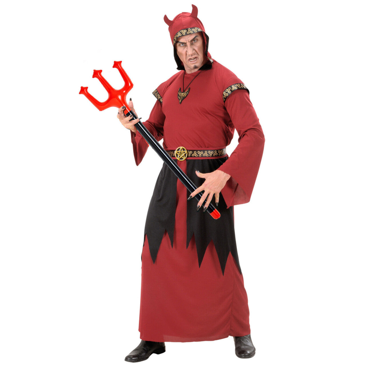 Op deze afbeelding zie je een Accessoires, van het merk Widmann. Opblaasbare Duivelsvork Drietand