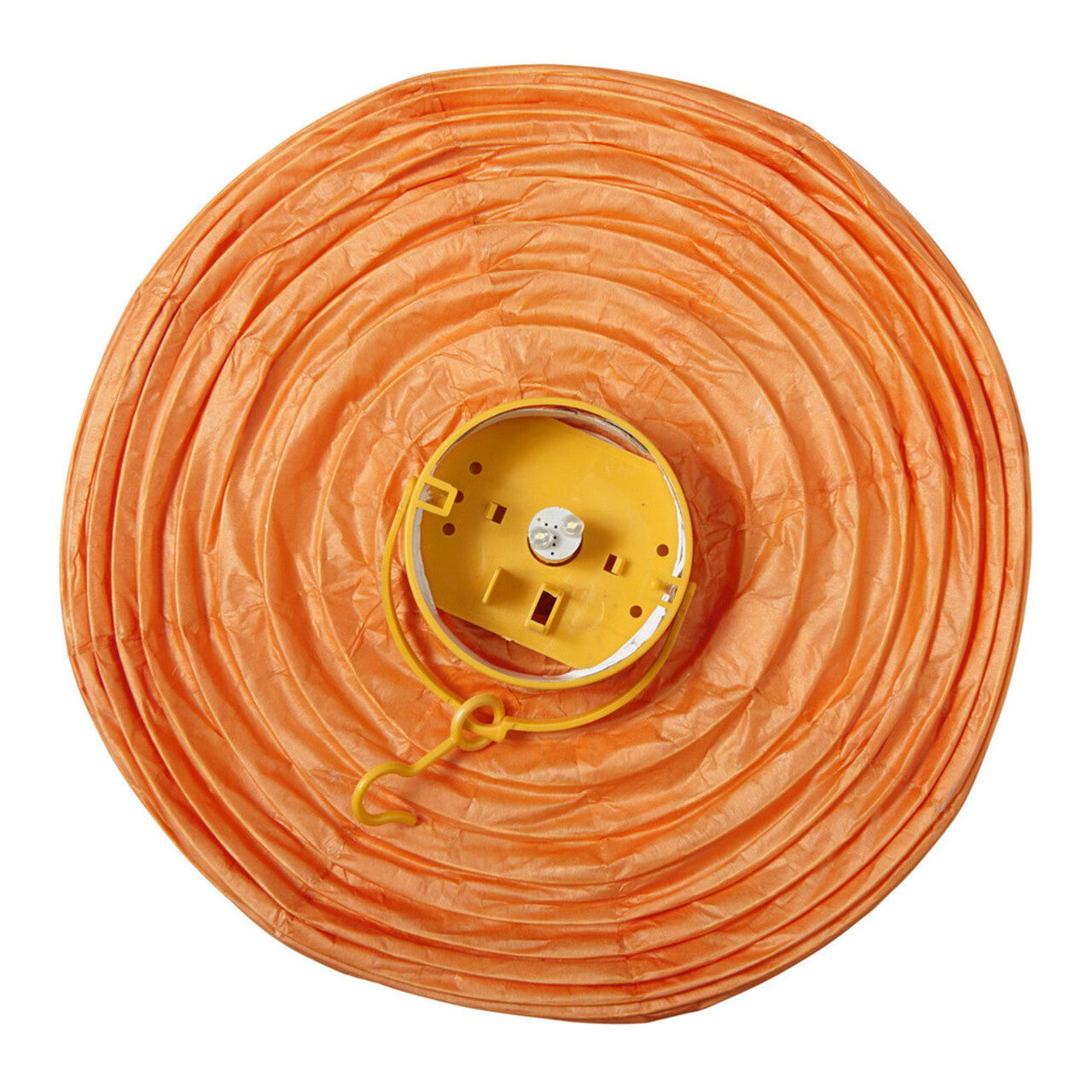 Op deze afbeelding zie je een Decoratie, van het merk Widmann. Feestelijke Lampion Met Licht 30 Centimeter Oranje