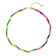 Op deze afbeelding zie je een Accessoires, van het merk Widmann. Rock Chick Ketting Neon Multikleuren