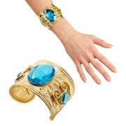 Op deze afbeelding zie je een Accessoires, van het merk Widmann. Egyptische Armband Goud Topaas Steen