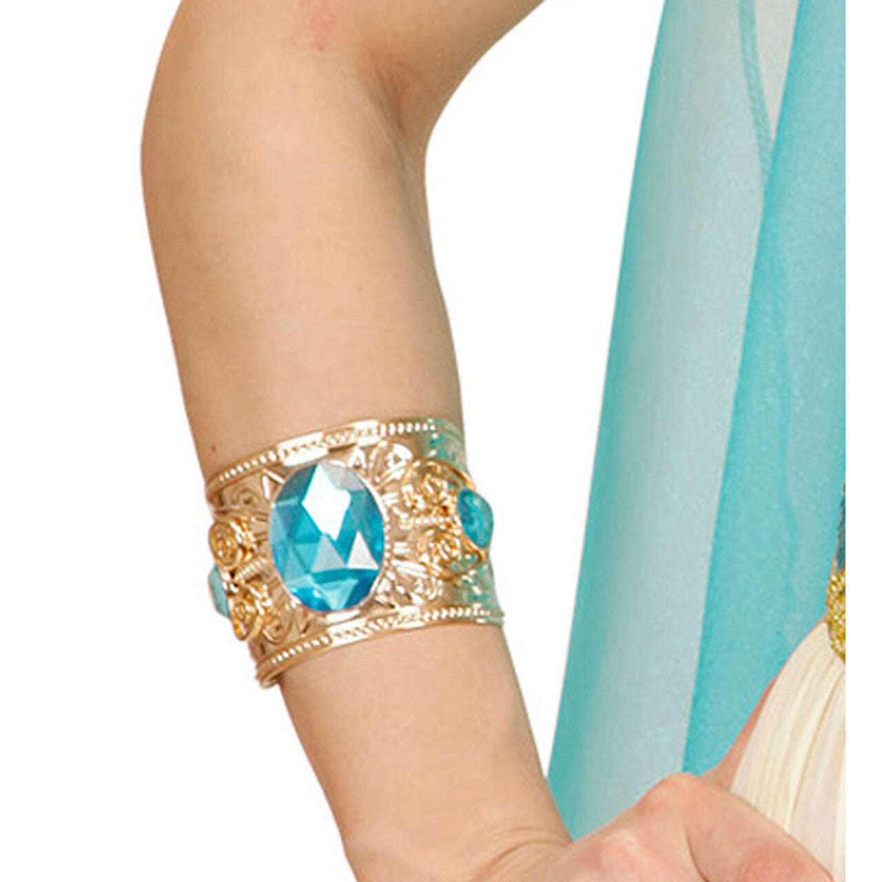 Op deze afbeelding zie je een Accessoires, van het merk Widmann. Egyptische Armband Goud Topaas Steen