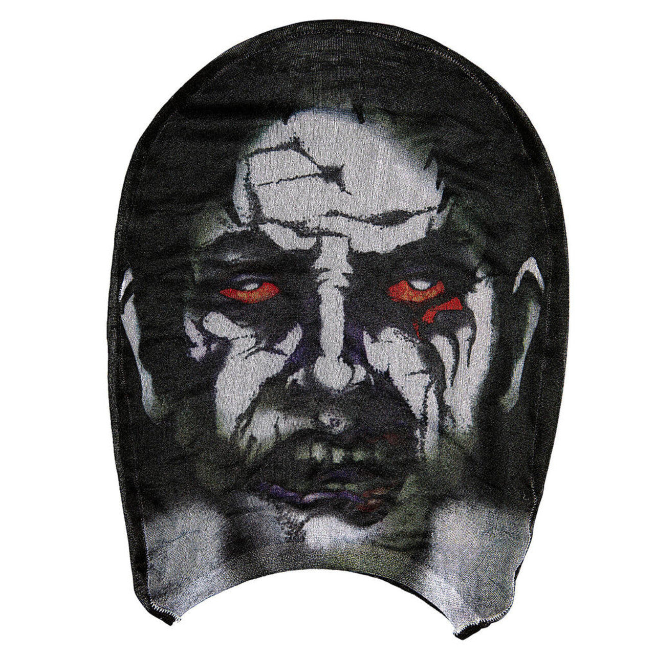 Op deze afbeelding zie je een Accessoires, van het merk Widmann. Aangenaam Stoffen Hoofdmasker Kwade Dood