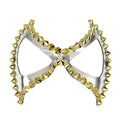 Mistress Oogmasker Zilver Sm Met Nagels
