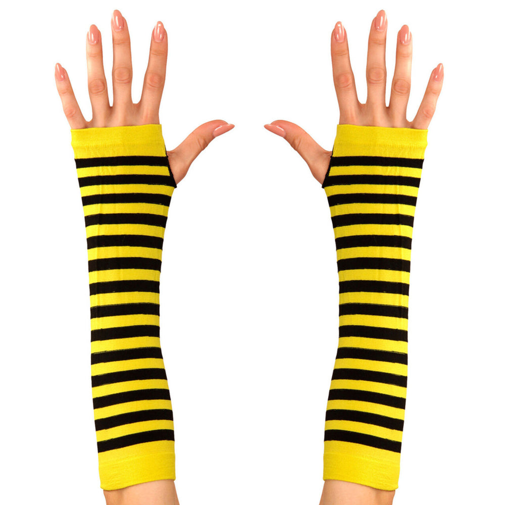 Op deze afbeelding zie je een Accessoires, van het merk Widmann. Bijpassende Vingerloze Handschoen Bij