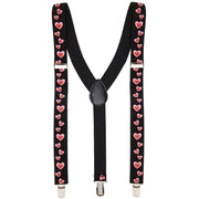 Op deze afbeelding zie je een Accessoires, van het merk Widmann. Valentijn Bretels Hartjes