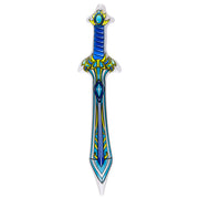 Op deze afbeelding zie je een Accessoires, van het merk Widmann. Grappige Opblaasbaar Magisch Zwaard, Blauw, 70 Centimeter