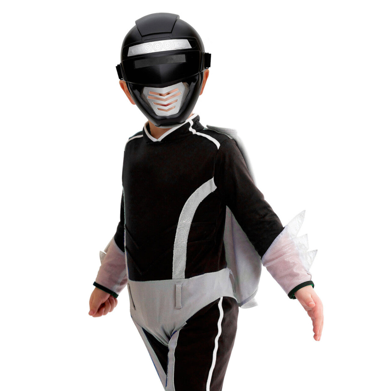 Op deze afbeelding zie je een Accessoires, van het merk Widmann. Power Ranger Robotmasker Kind, Zwart