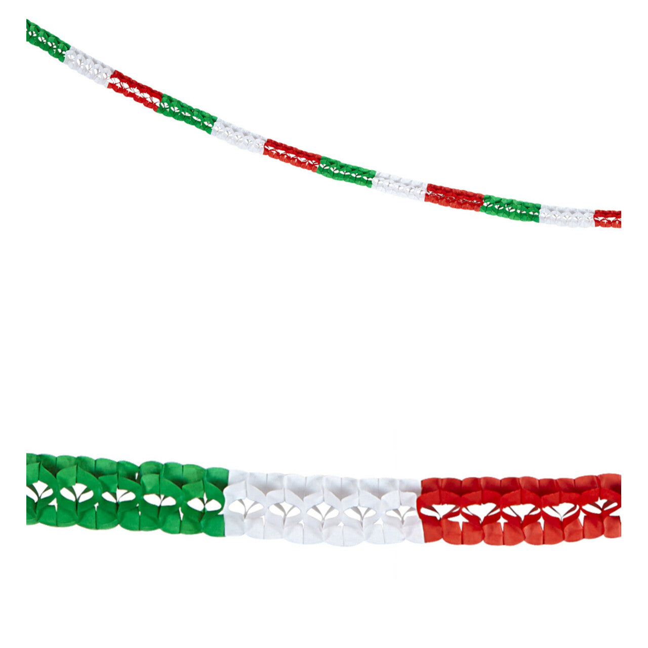 Op deze afbeelding zie je een Decoratie, van het merk Widmann. Landenthema Slinger Italie, 3mtr