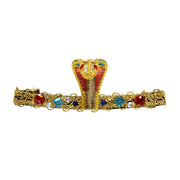 Op deze afbeelding zie je een Accessoires, van het merk Widmann. Egyptische Hoofdband Slang Met Stenen