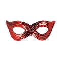 Erotica Oogmasker Pailletten, Rood