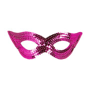 Op deze afbeelding zie je een Accessoires, van het merk Widmann. Erotica Oogmasker Pailletten, Roze