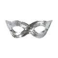 Erotica Oogmasker Pailletten, Zilver