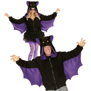 Op deze afbeelding zie je een Kostuums, van het merk Widmann. Grappige Hoodie, Vleermuis Kostuum